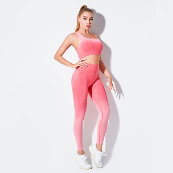 Seamless Dip-Dye Yoga-Sports Set Collection MMT001 – Bild 10