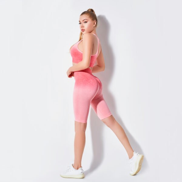 Seamless Dip-Dye Yoga-Sports Set Collection MMT002 – Bild 5