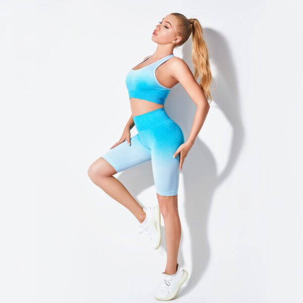 Seamless Dip-Dye Yoga-Sports Set Collection MMT002 – Bild 9