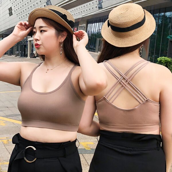 Seamless Plus-Size Backless Bra XWSP003