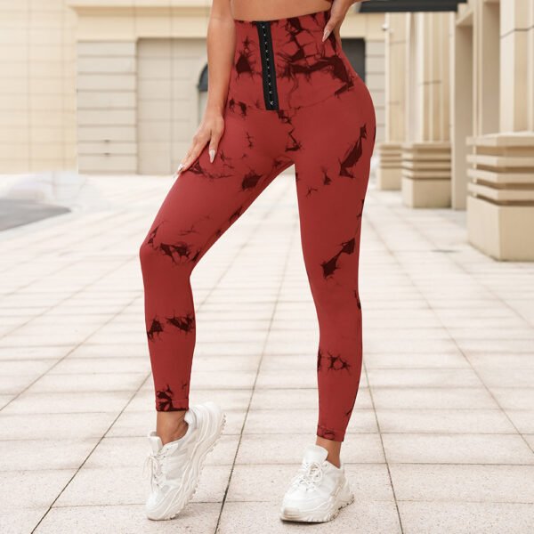 High-Waisted Tie-Dyed Leggings SZS002 – Bild 7