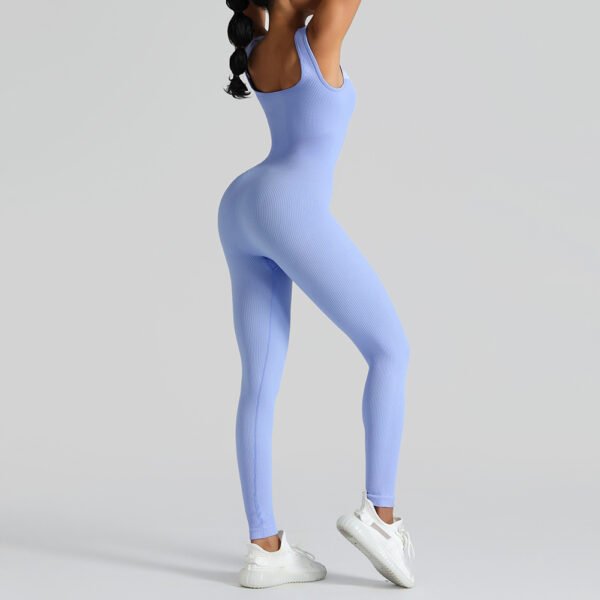 Seamless Ribbed Jumpsuit SZJ007 - Imagen 6