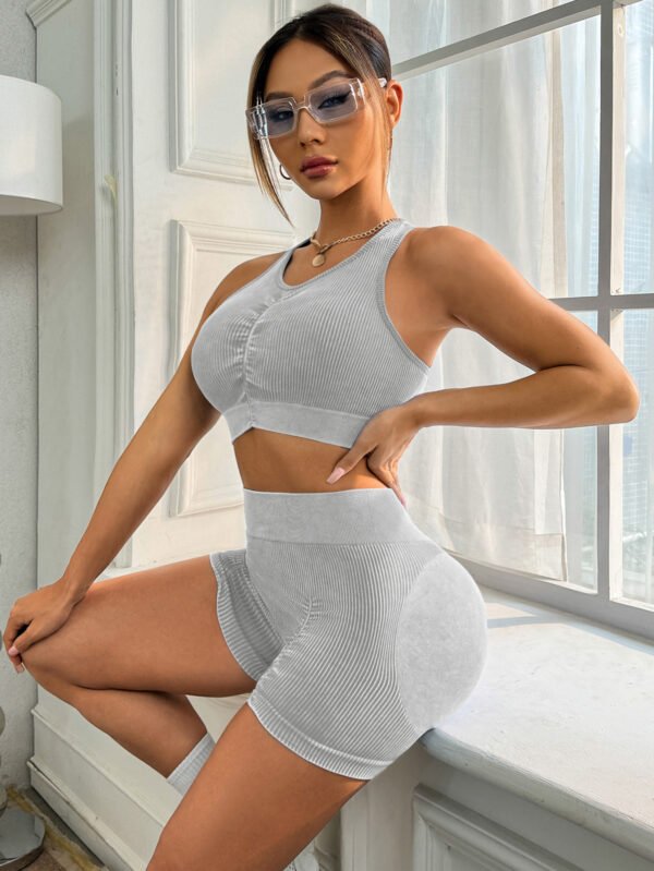 Seamless Washed Yoga Sports Set XYT001 – Bild 5