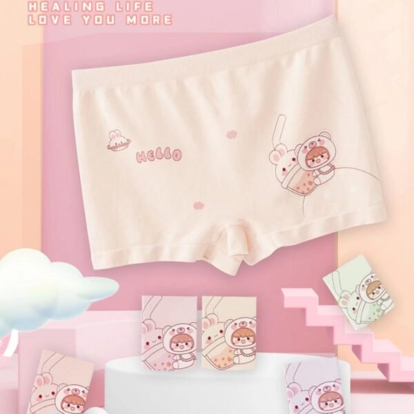 Boys' Seamless Underwear with Cute Bear Pattern YFXB001 – Bild 2