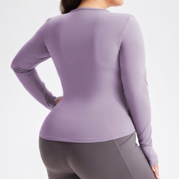 Seamless Plus-Size Long-Sleeve Tops CJP004 – Bild 3