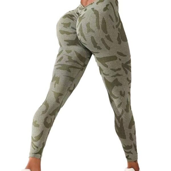 Seamless Camouflage Sports Leggings YTL001 - Image 2