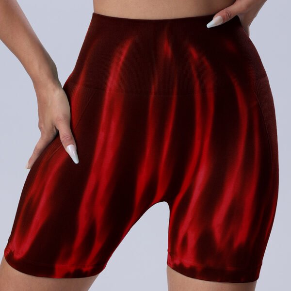 Seamless Aurora Pattern Tie-Dye Athletic Shorts SZZ001 – Bild 3