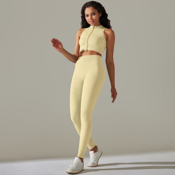 Seamless Zip-Up Yoga Sports Set MMT008 – Bild 5