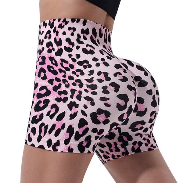 High-Waisted Leopard Print Shorts XYHF001 – Bild 3