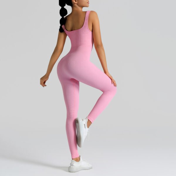 Seamless Ribbed Jumpsuit SZJ007 - Imagen 2