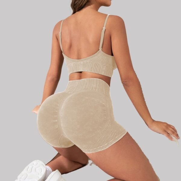 Seamless Washed Mid Shorts MMZ002