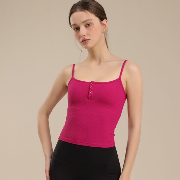 Seamless Buttoned Strapless Tops FYI001