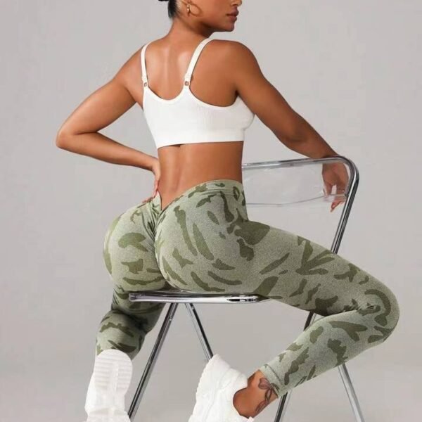 Seamless Camouflage Sports Leggings YTL001 - Image 3