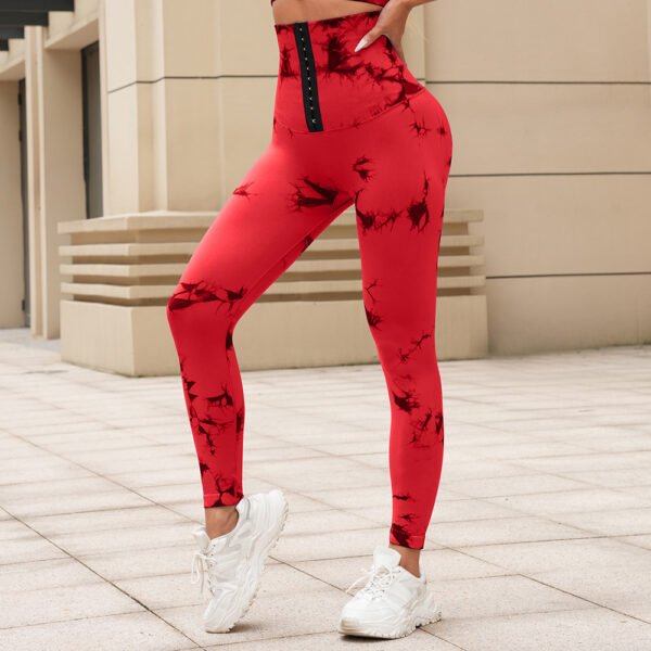High-Waisted Tie-Dyed Leggings SZS002 – Bild 5