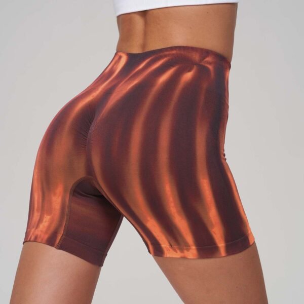 Seamless Aurora Pattern Tie-Dye Athletic Shorts SZZ001 – Bild 5