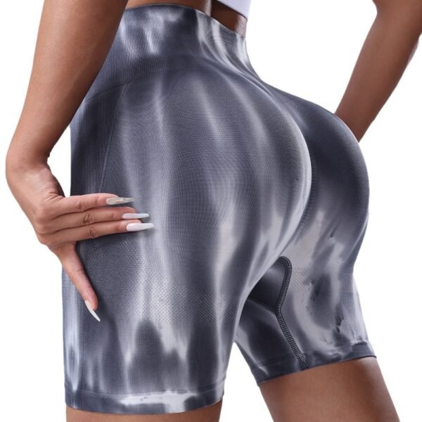 Seamless Aurora Pattern Tie-Dye Athletic Shorts SZZ001 – Bild 6